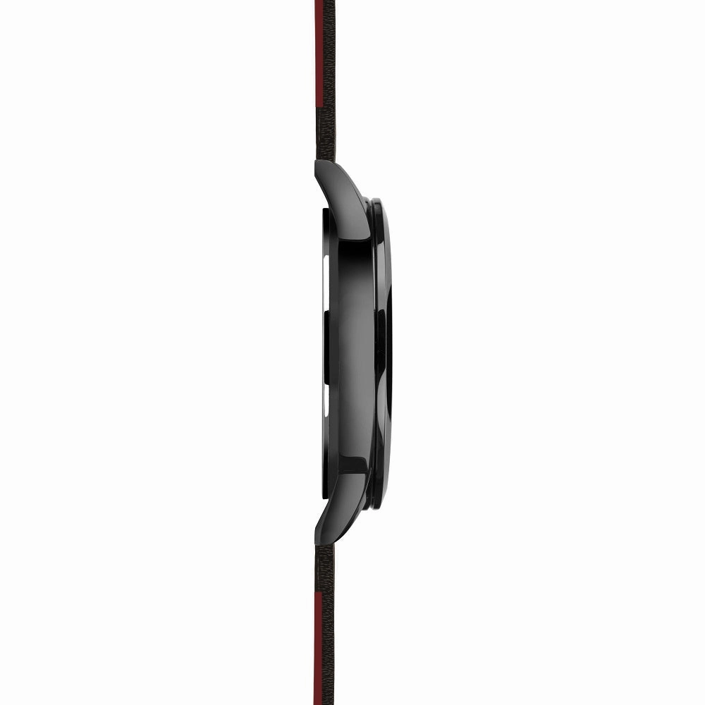 Sekonda Nordic Leather Strap Mens Watch Black Dial 1941