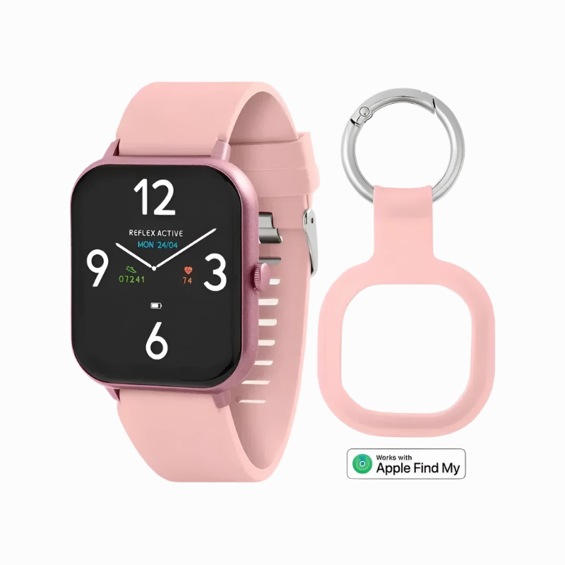 Series 17 Reflex Active Pink Smart Watch & Active Tag Gift Set