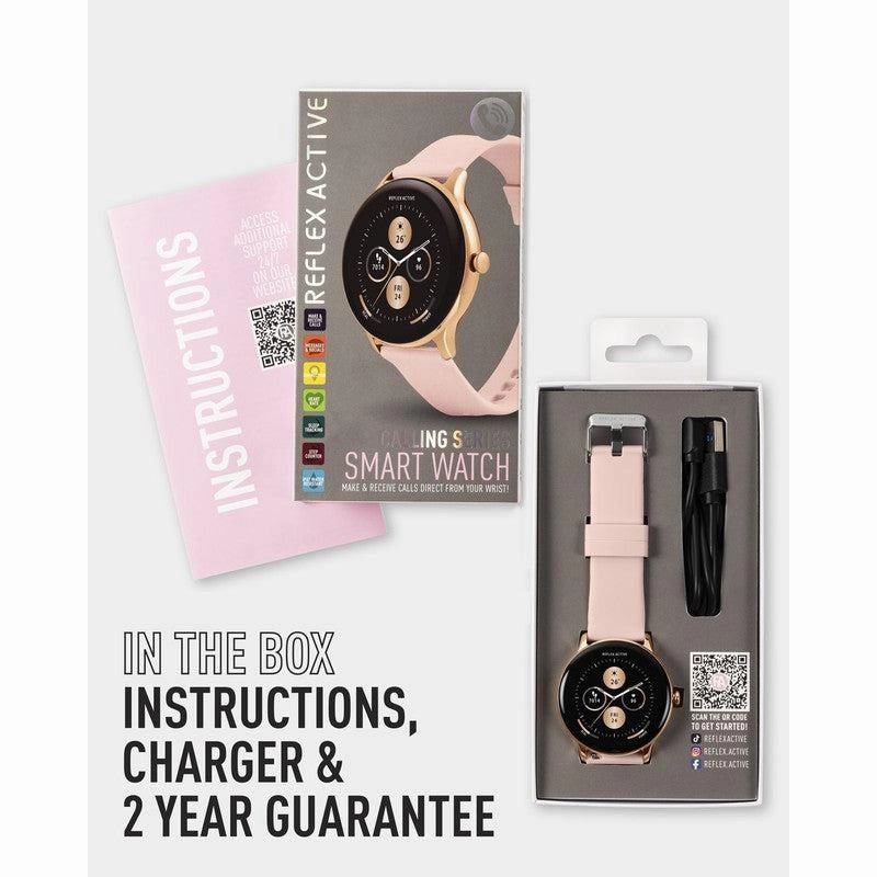 Series 22 Reflex Active Pink Smart Calling Watch