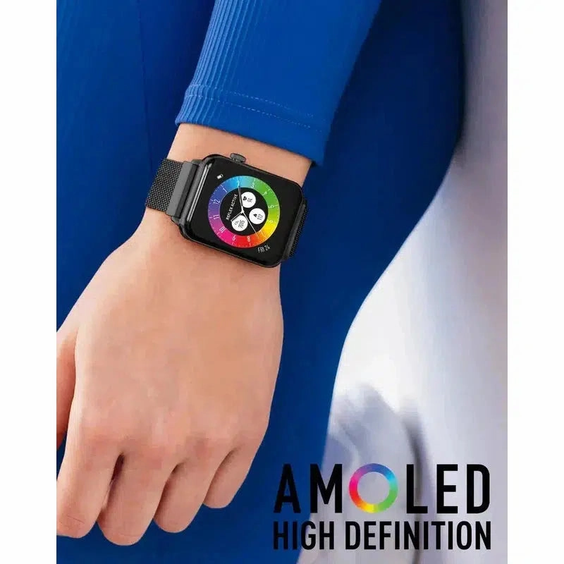 Series 30 Reflex Active Amoled Black Mesh Smart Calling Watch