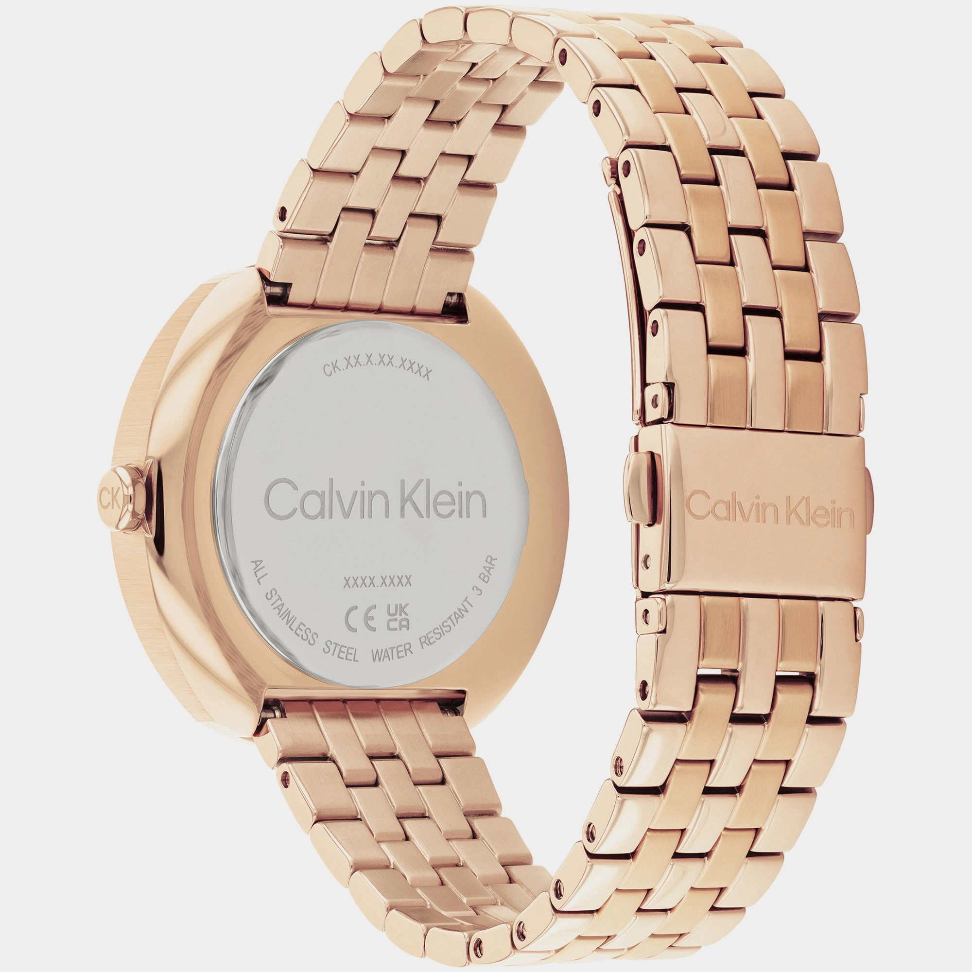 Shape Women Gold Dial Multi-Function Stainless Steel Watch 25200419
