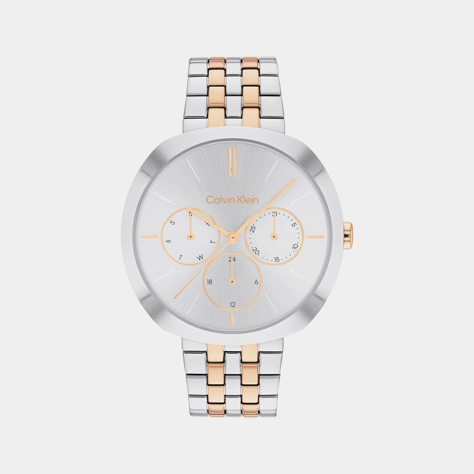Shape Women Silver Chronograph Stainless Steel Watch 25200337