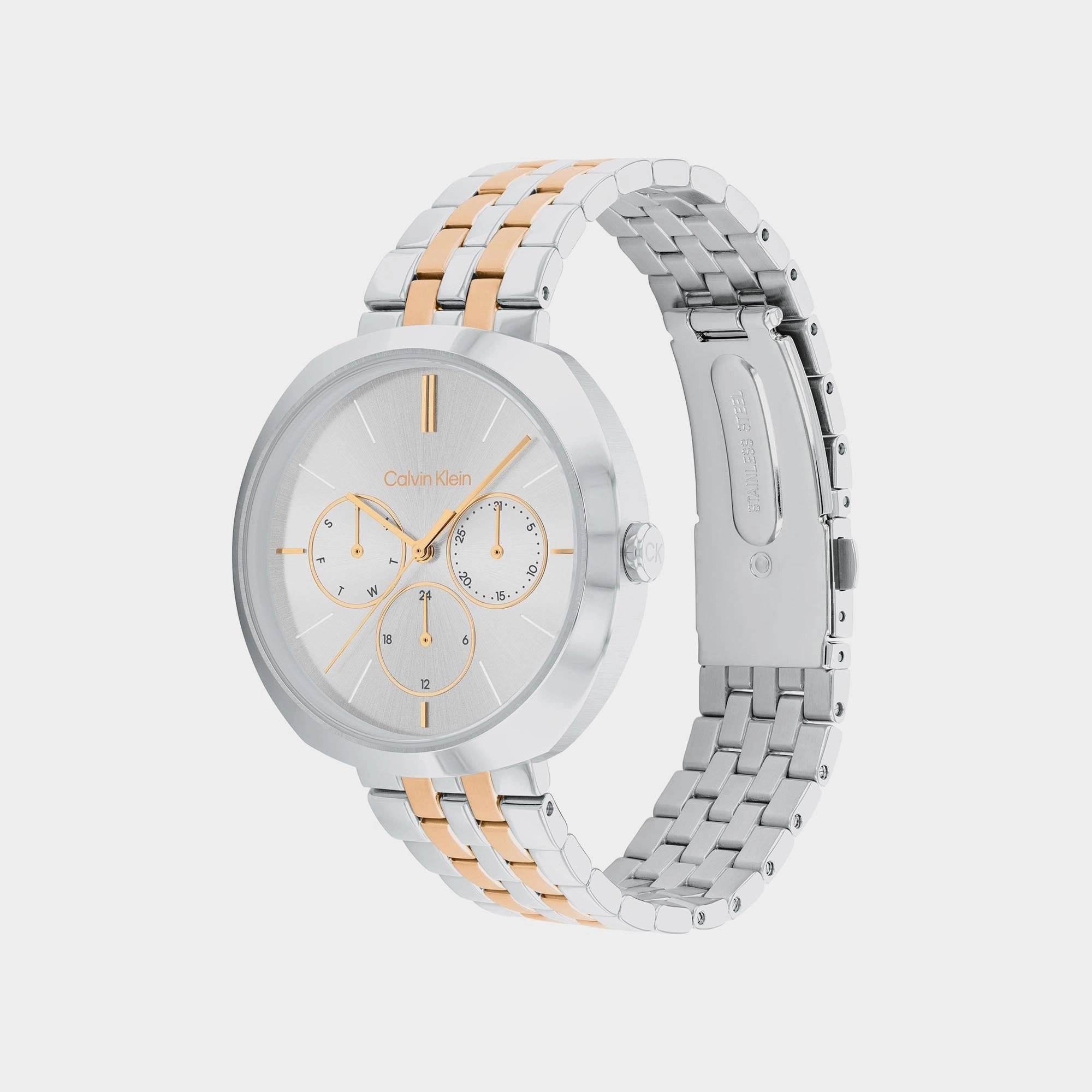 Shape Women Silver Chronograph Stainless Steel Watch 25200337
