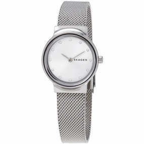 Skagen Women's Watch - Freja Quartz White Dial Stainless Steel Bracelet | SKW2715