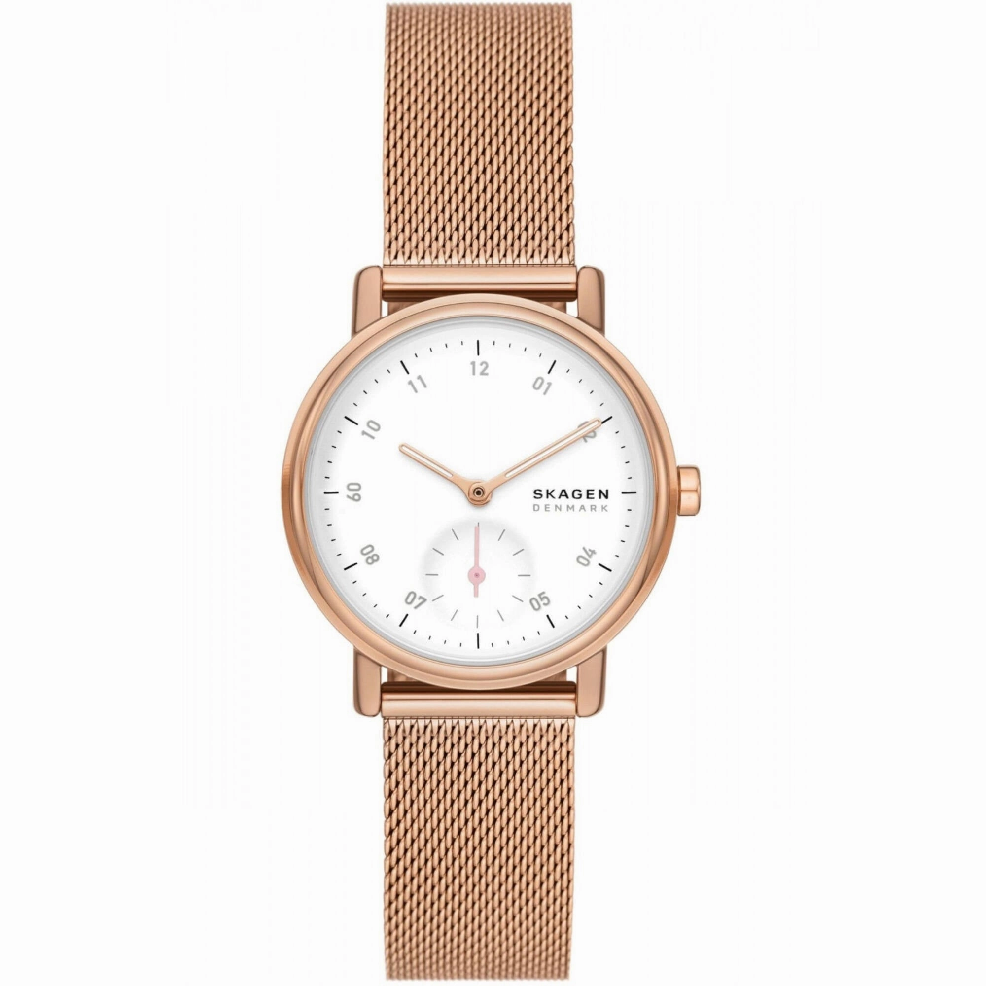 Skagen Women's Watch - Kuppel Lille White Dial Plated Steel Bracelet | SKW3099