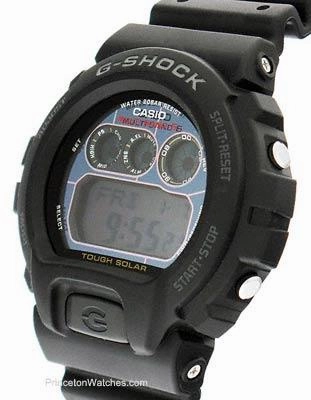 Solar Atomic Multi-Band 6 G-Shock by Casio - Black Resin Band - Auto Calendar