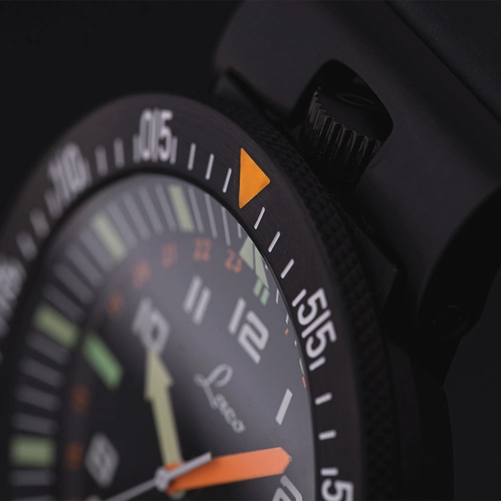Squad Atacama UTC Quartz 46mm - Black on Rubber Strap