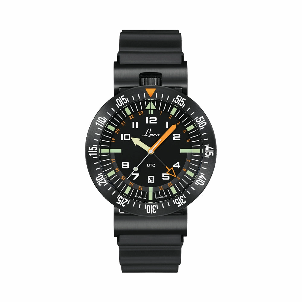 Squad Atacama UTC Quartz 46mm - Black on Rubber Strap