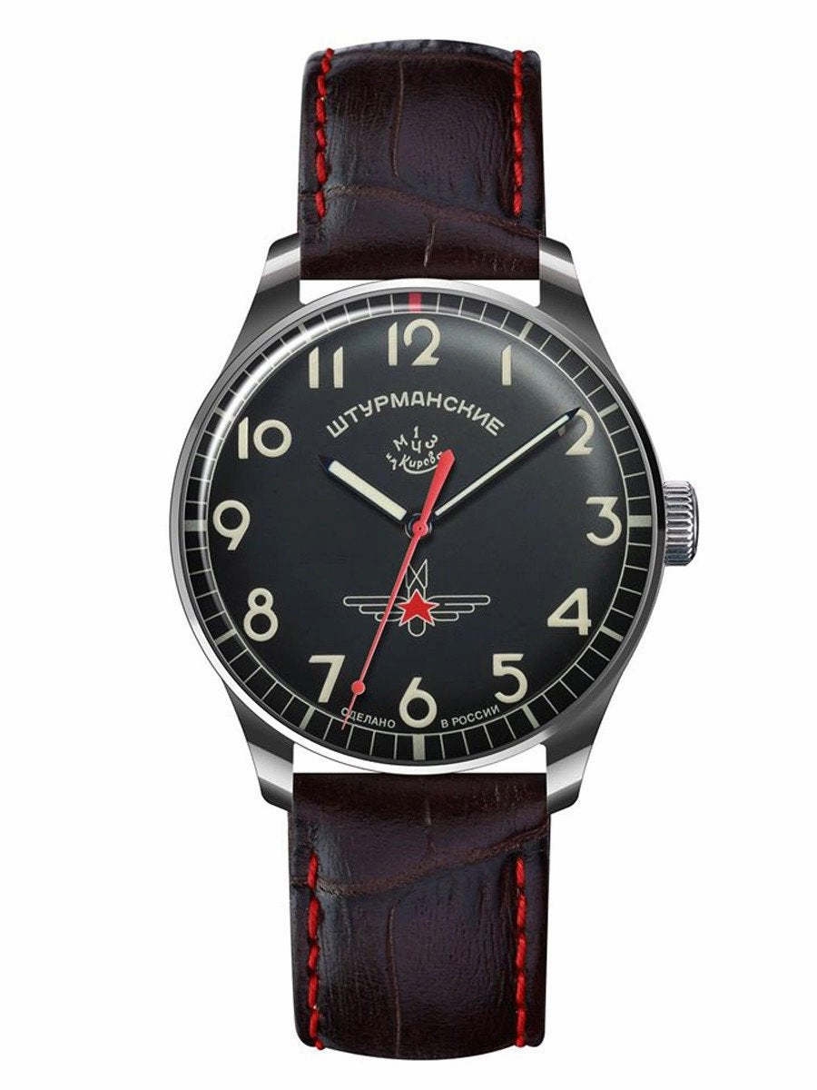Sturmanskie GAGARIN COMMEMORATIVE Titanium Black Green Watch 2609/3707130