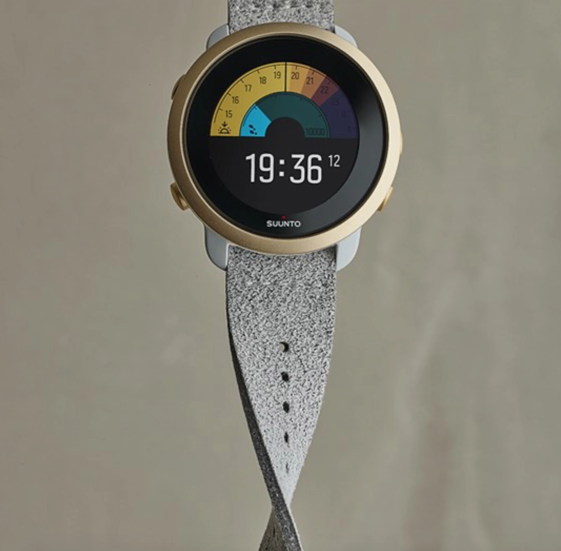 Suunto Watch Suunto 3 Pebble White Light Gold