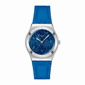 Swatch Irony BLUE PETAL PROMISE Watch YLS235