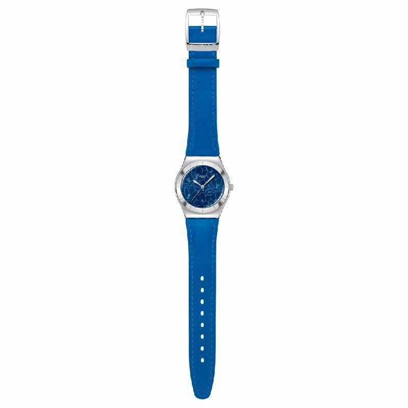 Swatch Irony BLUE PETAL PROMISE Watch YLS235