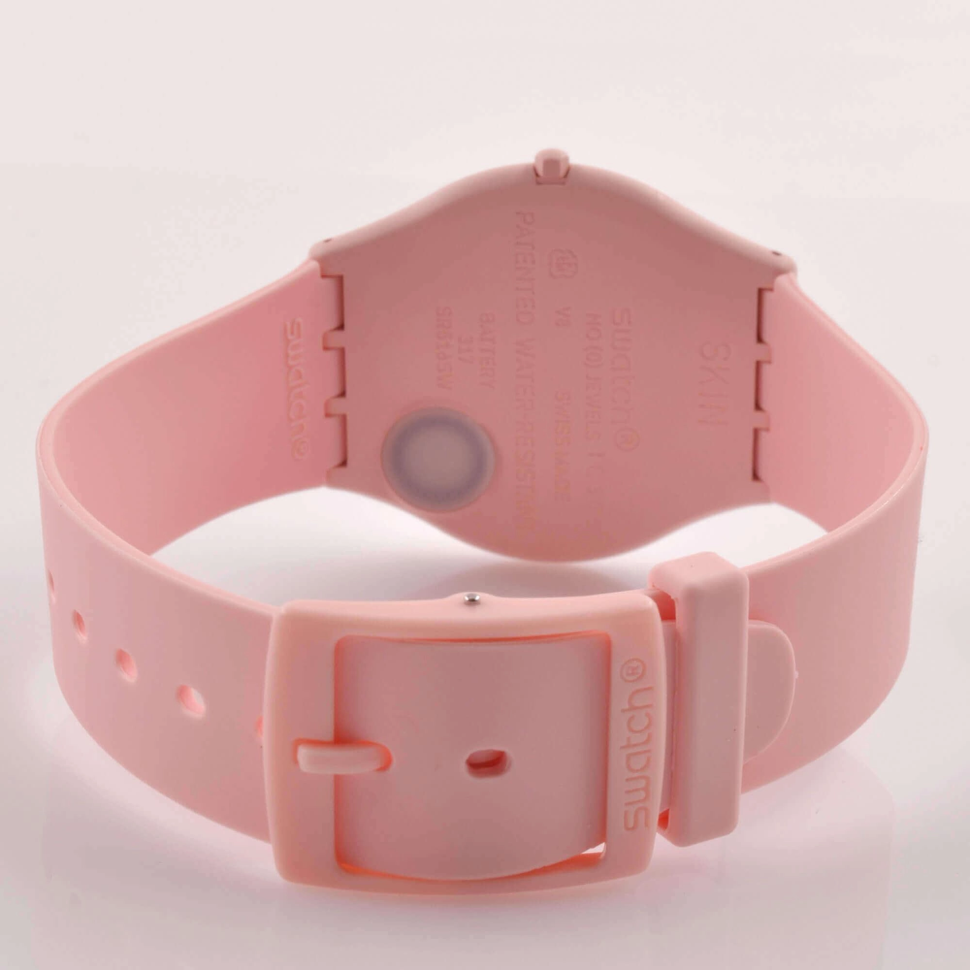 Swatch Unisex Watch - The June Collection Caricia Rosa Pink Dial Quartz | SS09P100