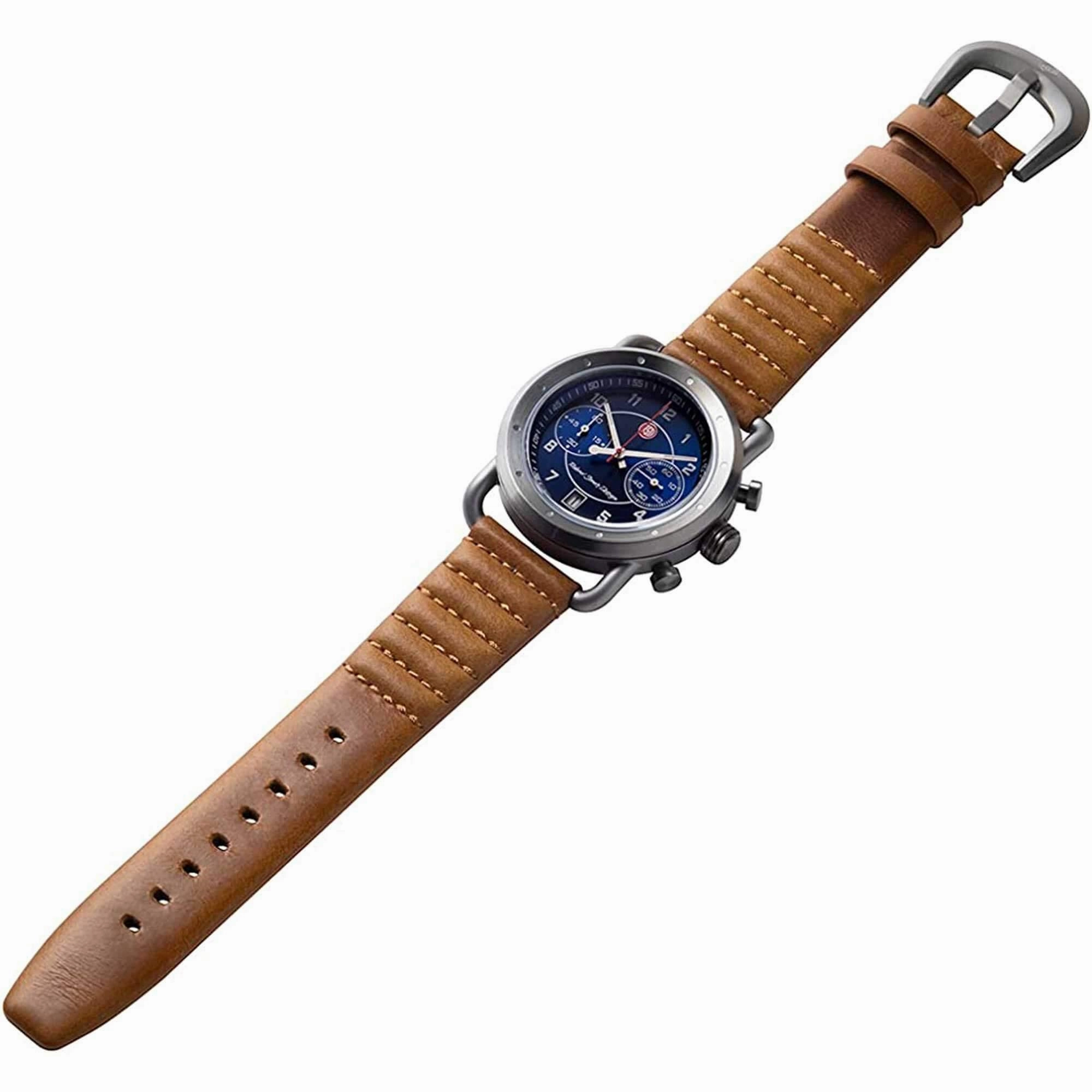 Szanto Icon Unisex Chronograph Watch - Roland Sands Signature Tan Strap | IC RS 2253