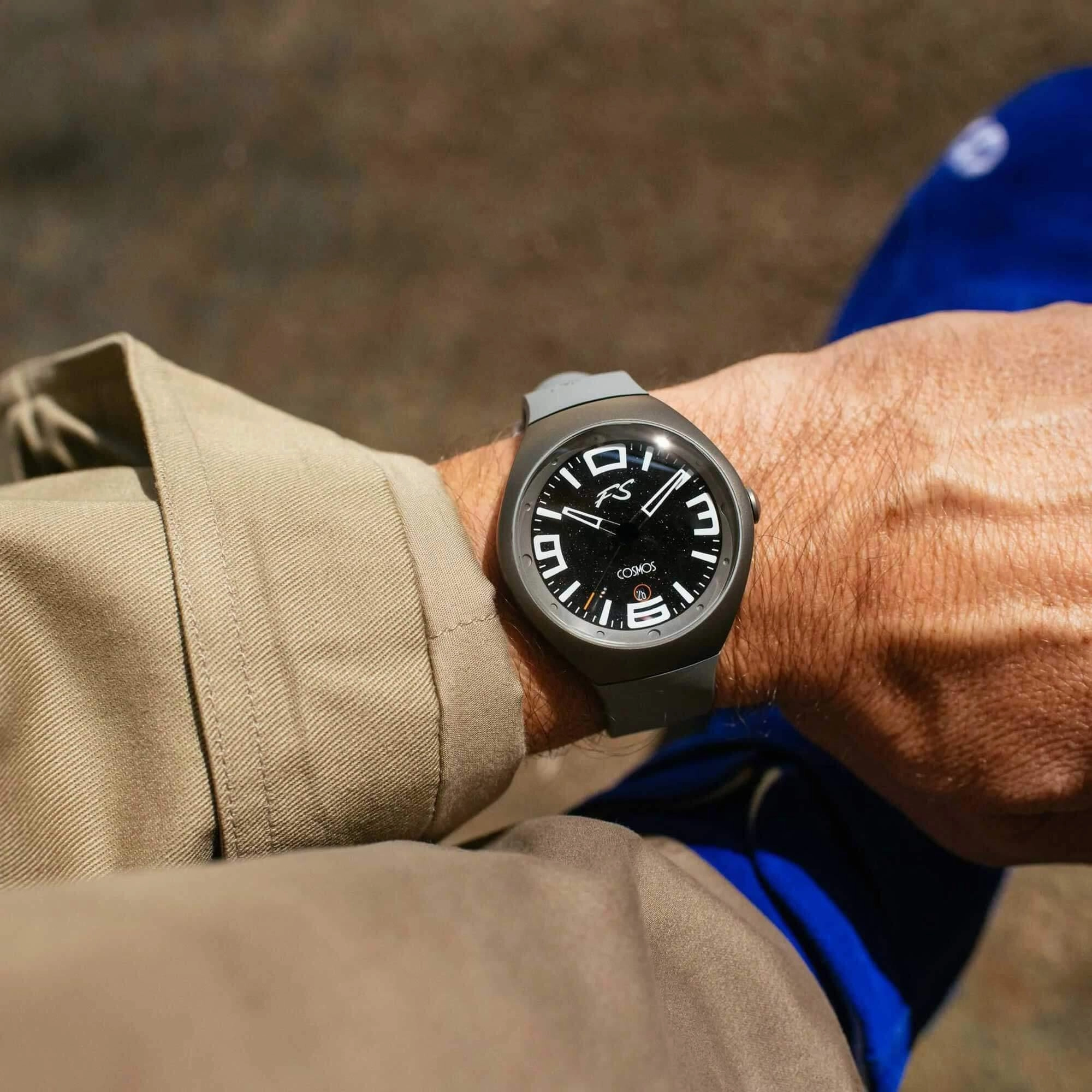 Szanto Icon Unisex Watch - Frank Stephenson Cosmos Grey Case and Strap | IC-FS-9002