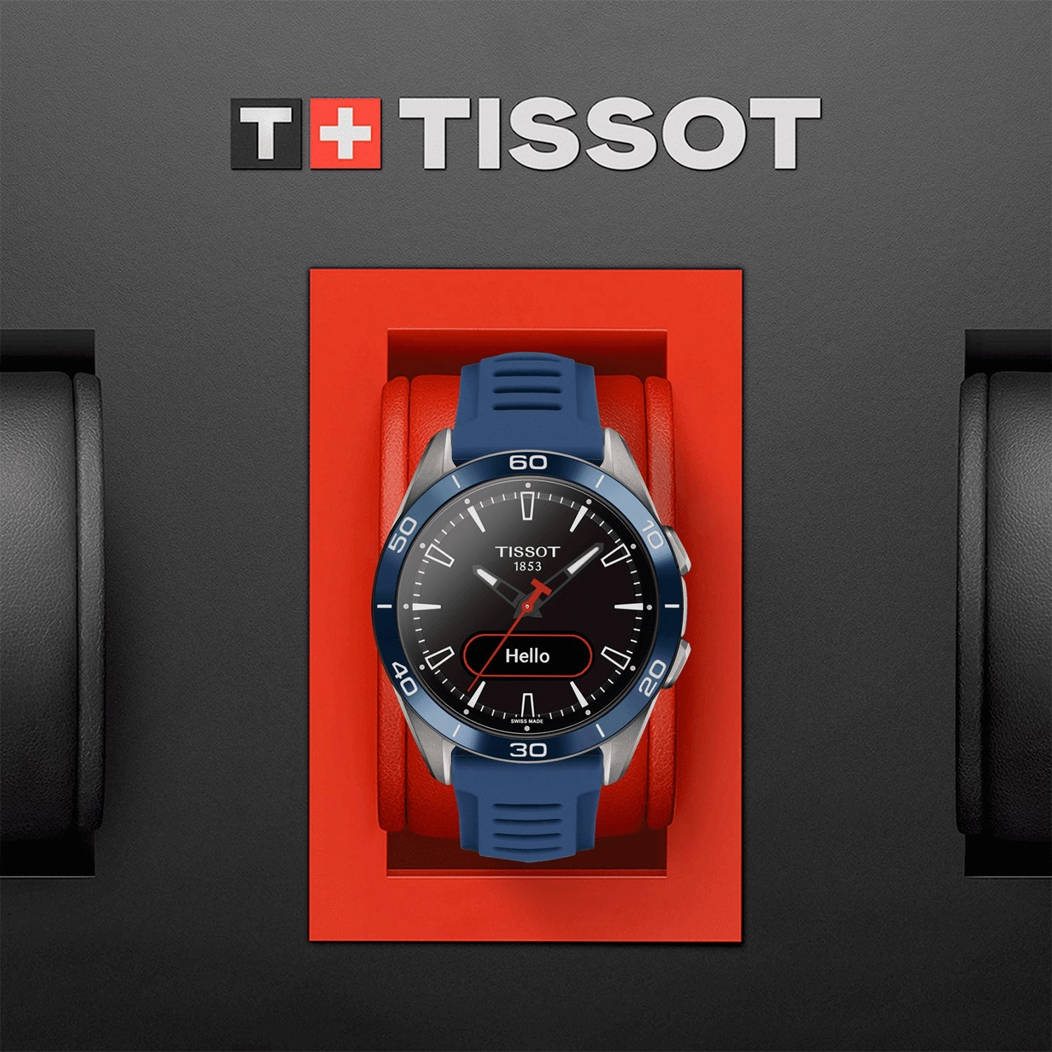T-Touch Connect Sport Unisex Blue Analog Silicone Watch T1534204705101