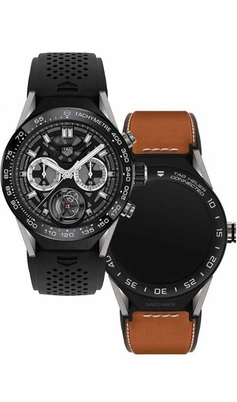TAG Heuer Watch 02T Tourbillion and Connected Modular 45 Smartwatch Dual Kit