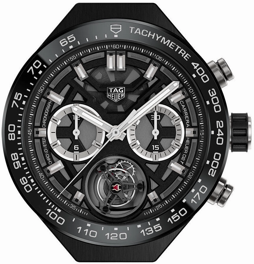 TAG Heuer Watch 02T Tourbillion and Connected Modular 45 Smartwatch Dual Kit