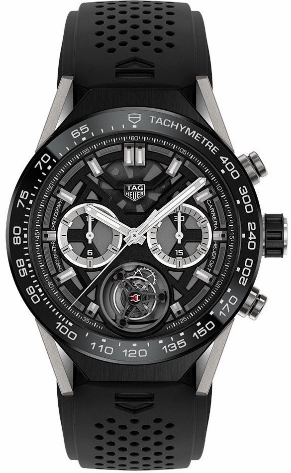 TAG Heuer Watch 02T Tourbillion and Connected Modular 45 Smartwatch Dual Kit