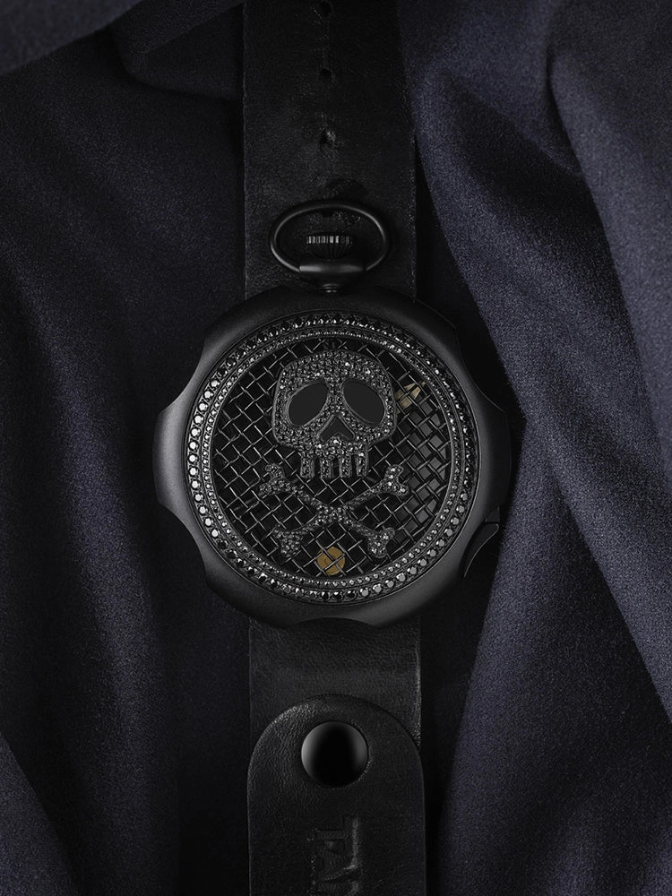 TAMBOORO Mens watch - BULLET BLACK PVD - ZIRCONIA TB-102-BK-ZB-BK-CP