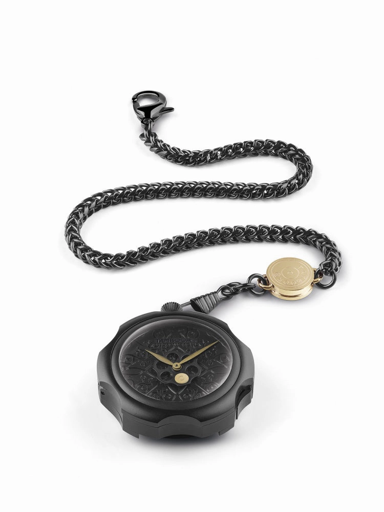 TAMBOORO Mens watch - TATTOO - BLACK PVD - TB-101-BK-BK-CP