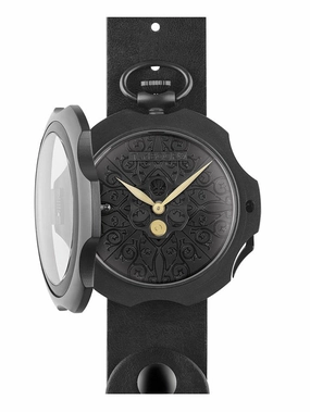 TAMBOORO Mens watch - TATTOO - BLACK PVD - TB-101-BK-BK-CP