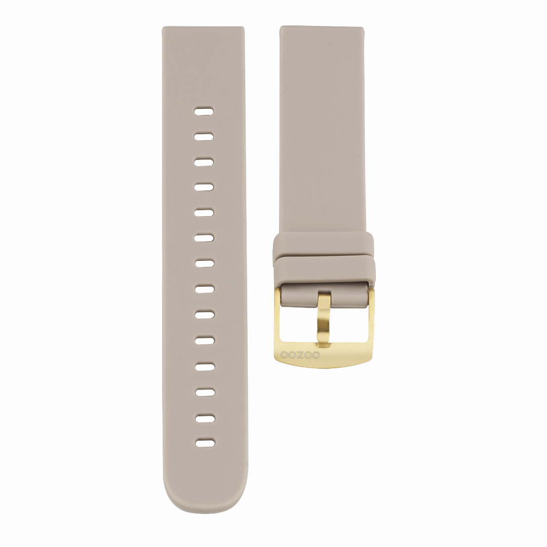 Taupe rubber strap