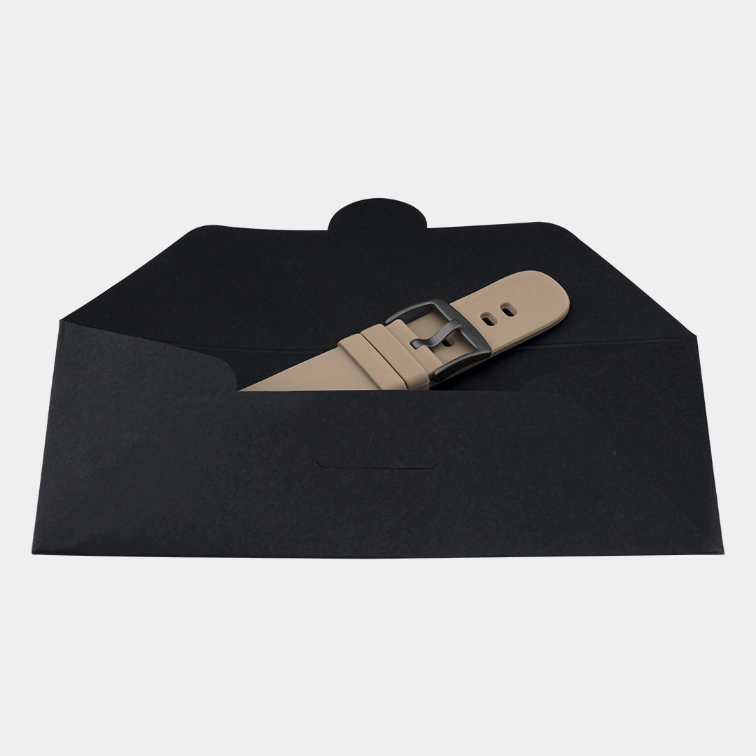 Taupe rubber strap