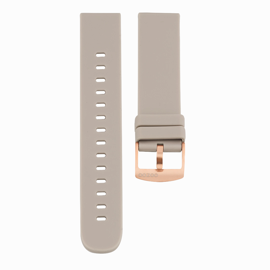 Taupe rubber strap
