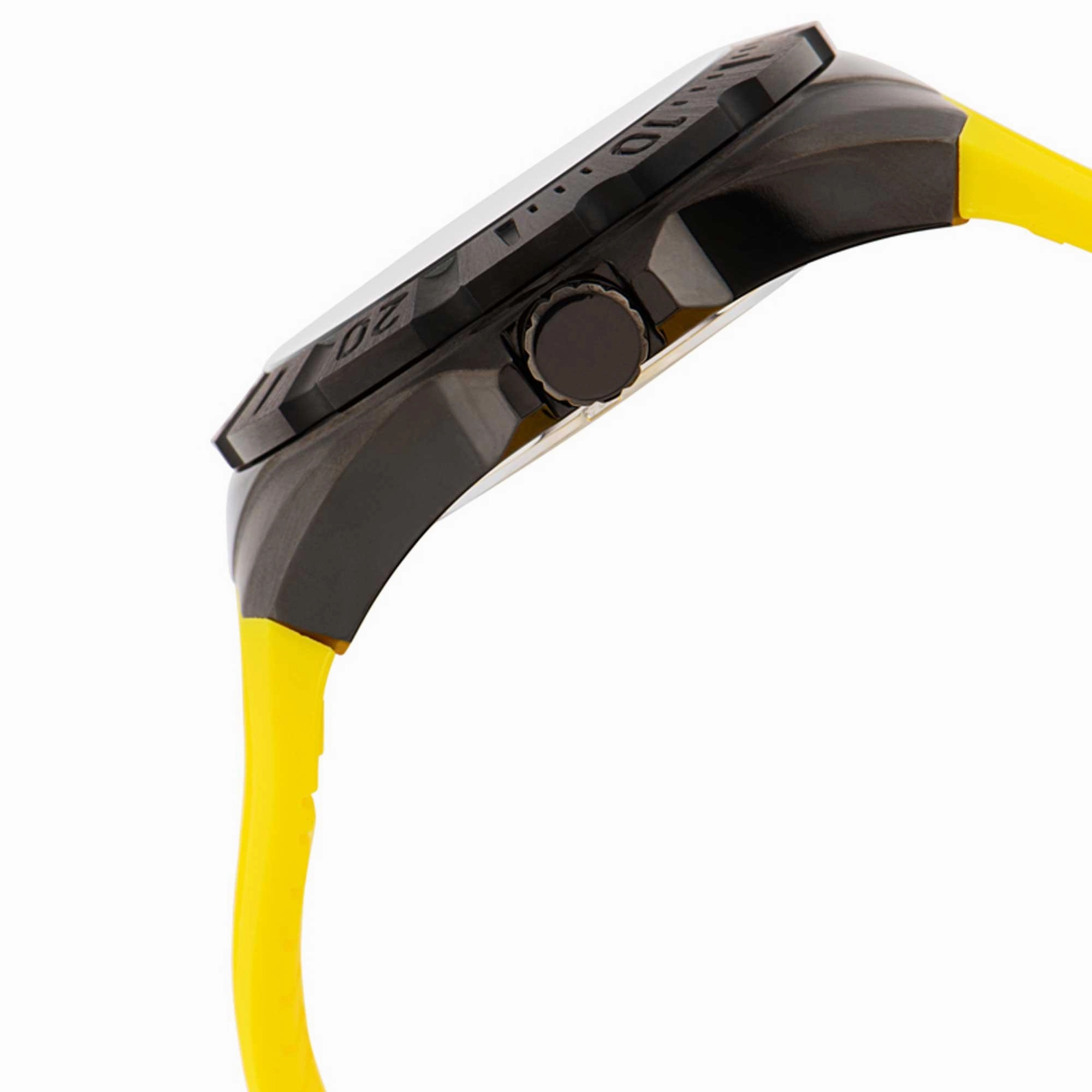 Technomarine Men's Quartz Watch - Cruise Yellow Dial Silicone Rubber Strap | TM-120011