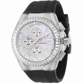 Technomarine Men's Watch - Cruise Glitz Chrono Silver and White Mop Dial | TM-121023