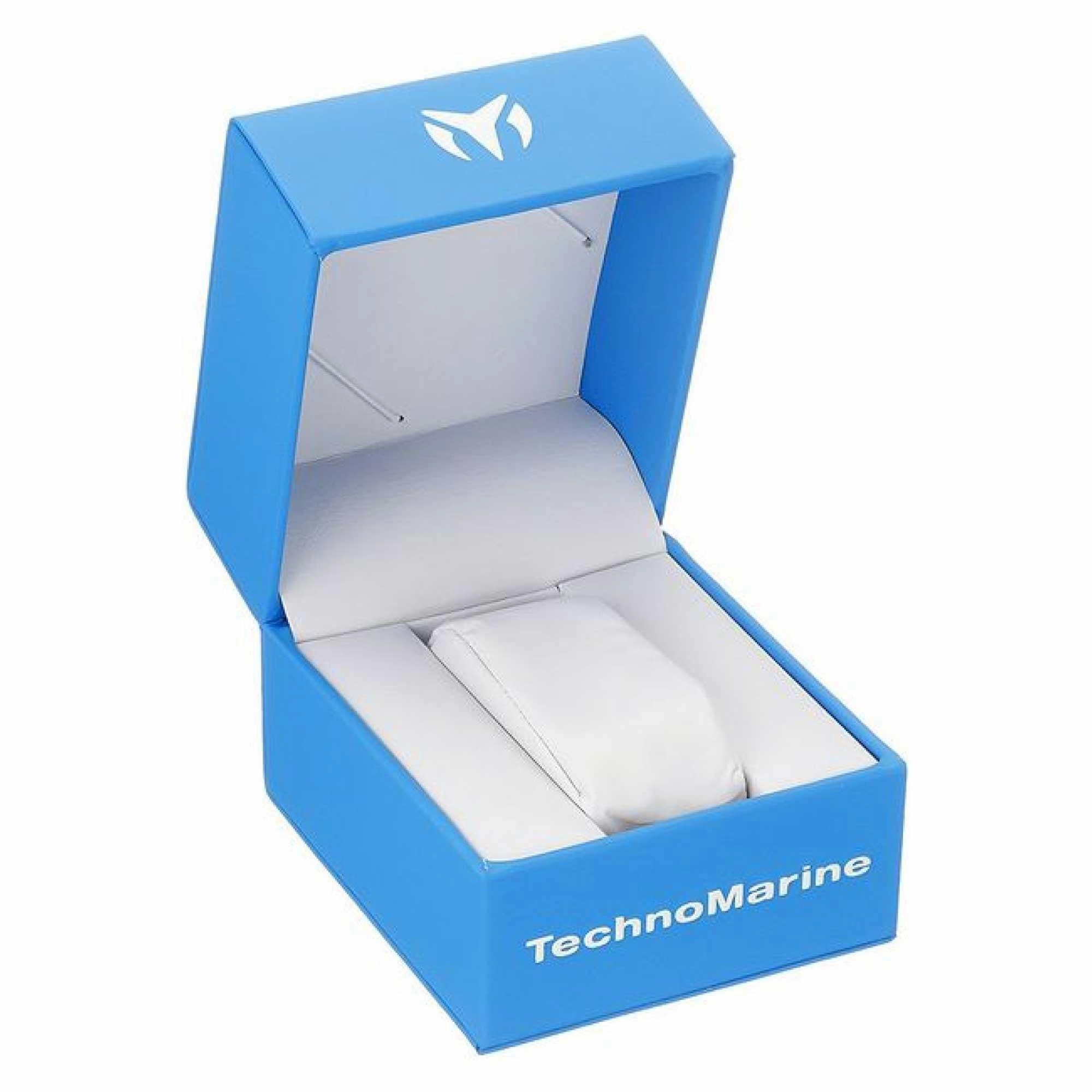 Technomarine Men's Watch - Cruise Silver and White Dial Silicone Strap | TM-821016