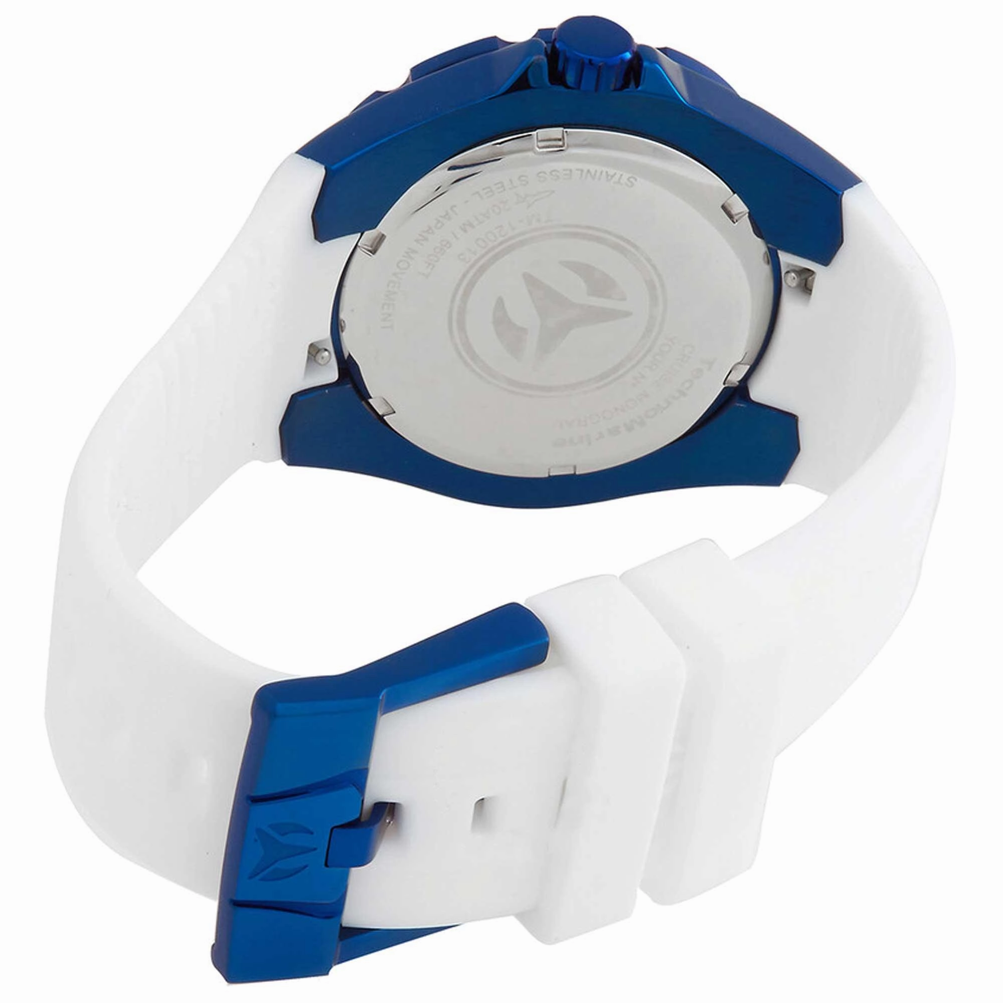 Technomarine Men's Watch - Cruise Silver Tone Dial White Rubber Strap | TM-120013