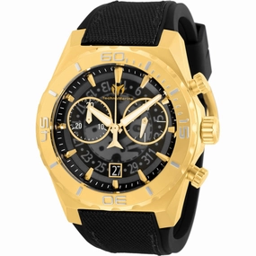 Technomarine Men's Watch - Reef Shark Chrono Black and Transparent Dial | TM-519008