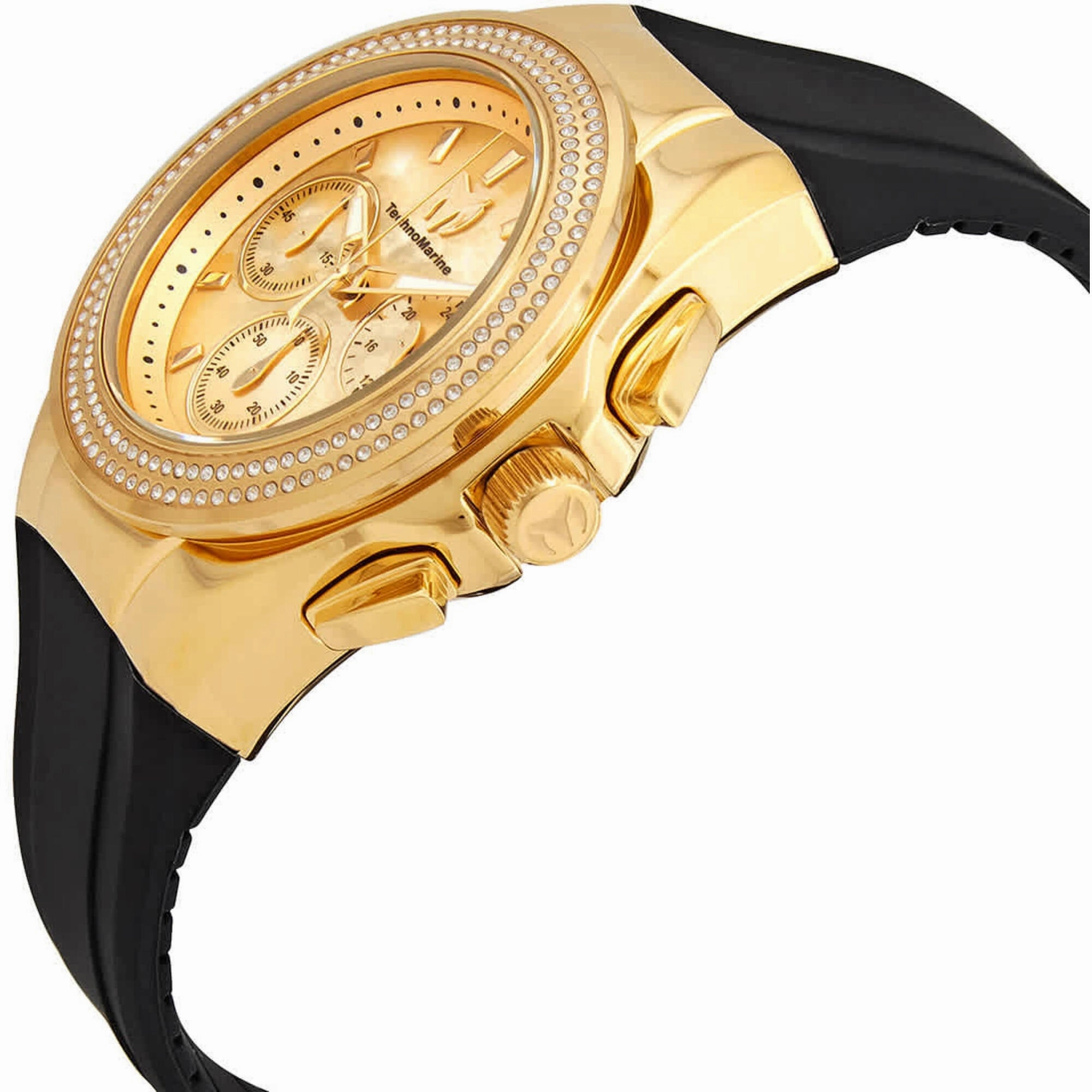Technomarine Women's Watch - Cruise Chronograph Gold Tone MOP Dial Strap | TM-120041