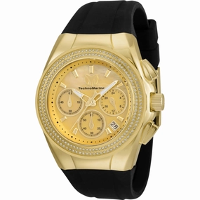 Technomarine Women's Watch - Cruise Chronograph Gold Tone MOP Dial Strap | TM-120041