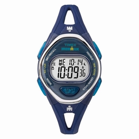Timex Chronograph Watch - Women's Ironman Sleek 50 Navy Strap | TW5M13600JV