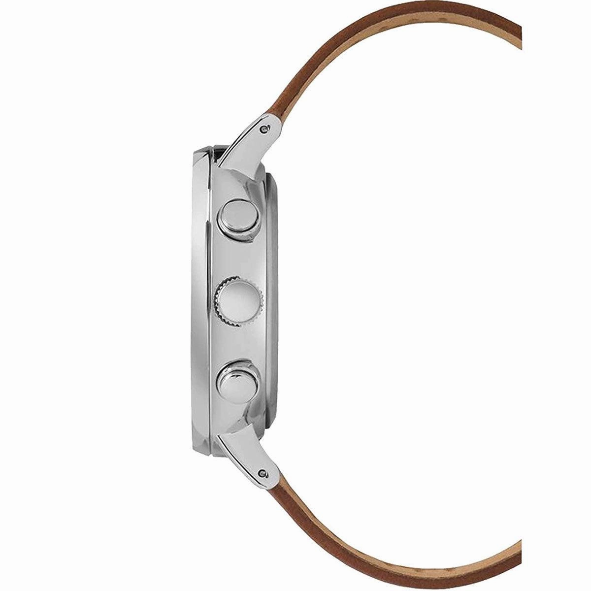 Timex Men's Chronograph Watch - Fairfield White Dial Tan Strap | TW2R26700VQ