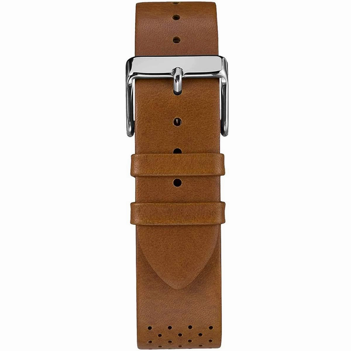 Timex Men's Chronograph Watch - Fairfield White Dial Tan Strap | TW2R26700VQ