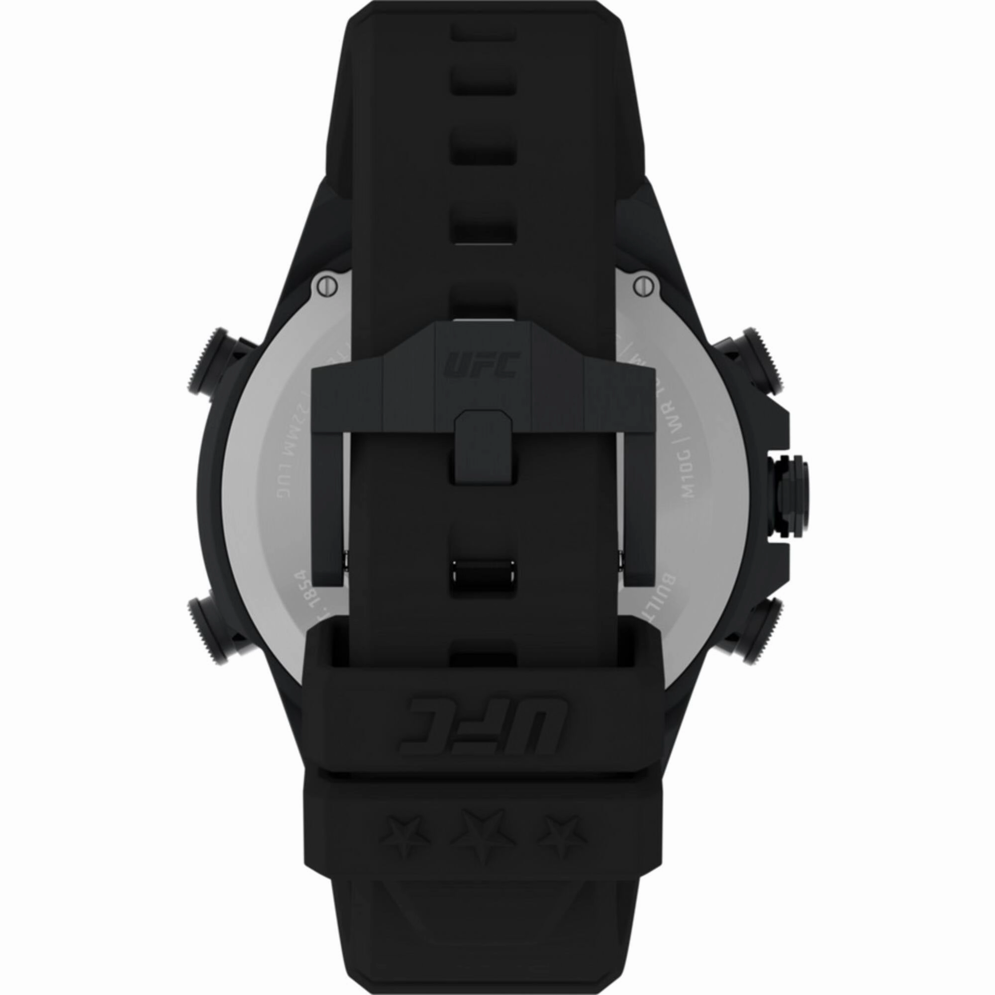 Timex Men's Digital Watch - UFC Kick Quartz Black Polyurethane Strap | TW2V87000