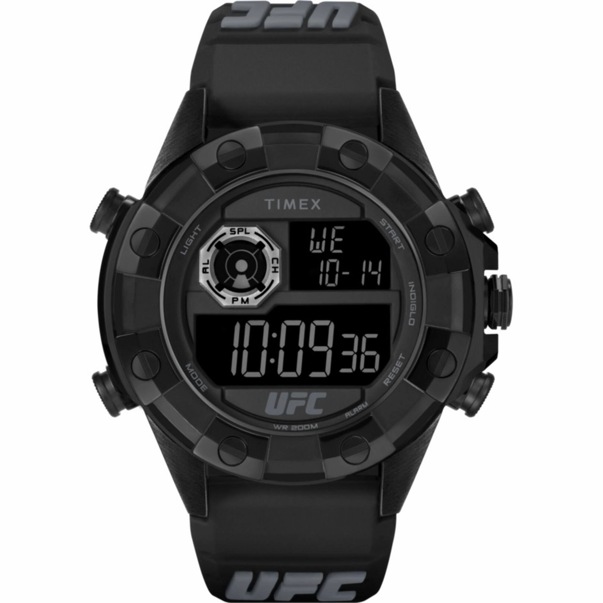 Timex Men's Digital Watch - UFC Kick Quartz Black Polyurethane Strap | TW2V87000
