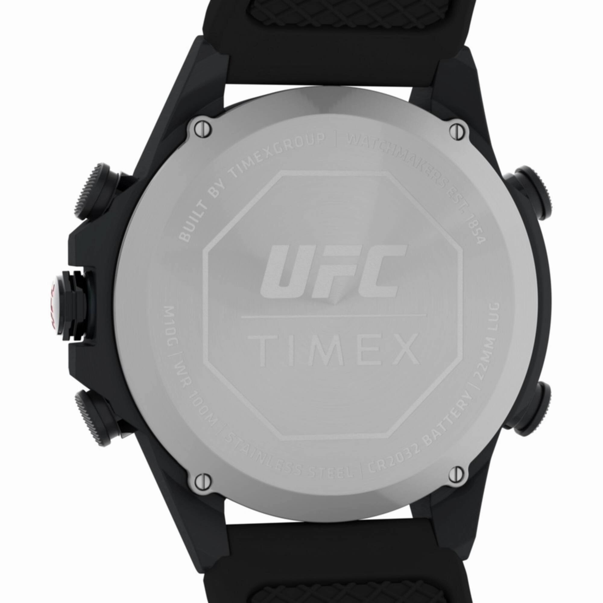 Timex Men's Digital Watch - UFC Kick Quartz Black Polyurethane Strap | TW2V87000