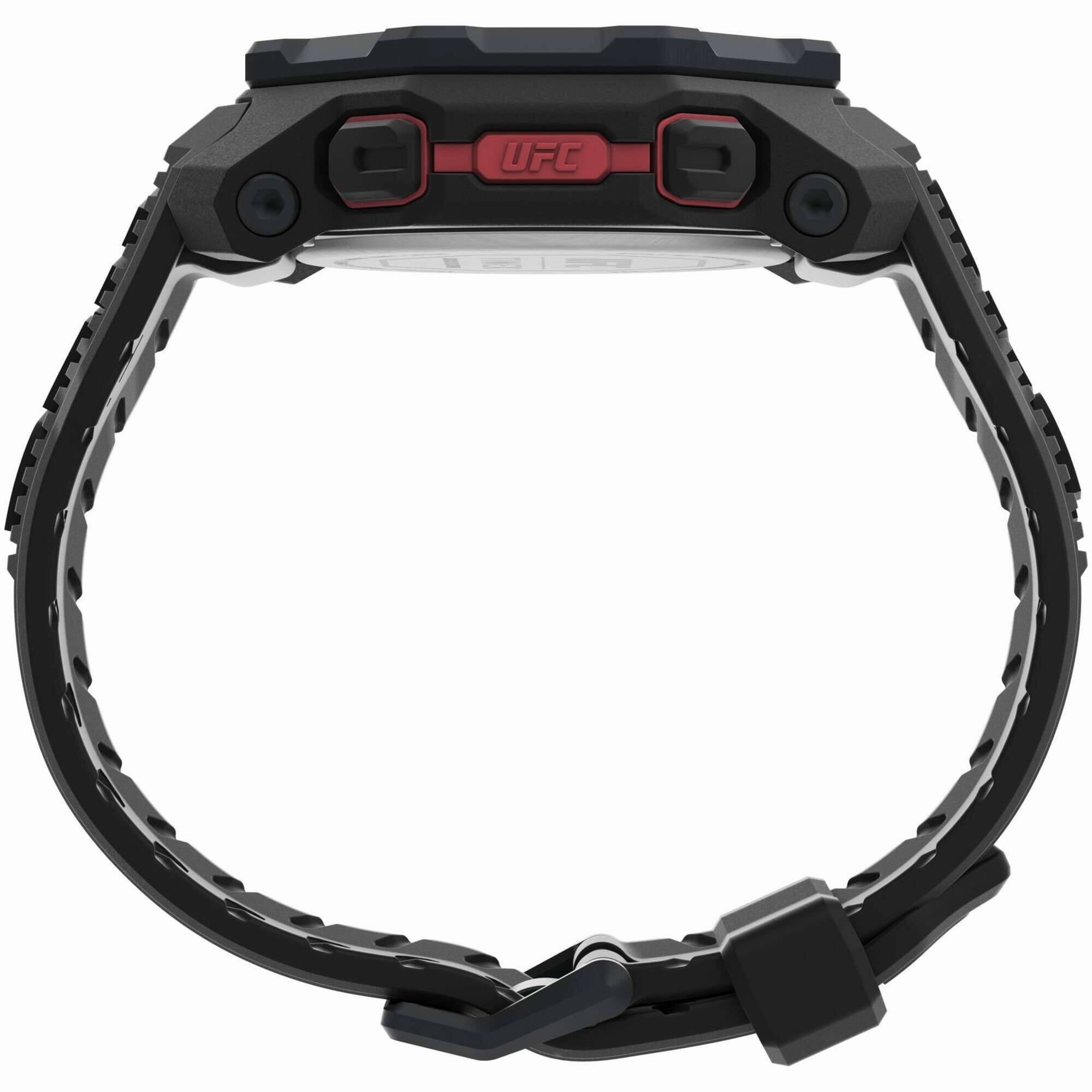 Timex Men's Digital Watch - UFC Strength Black Polyurethane Strap | TW2V88100