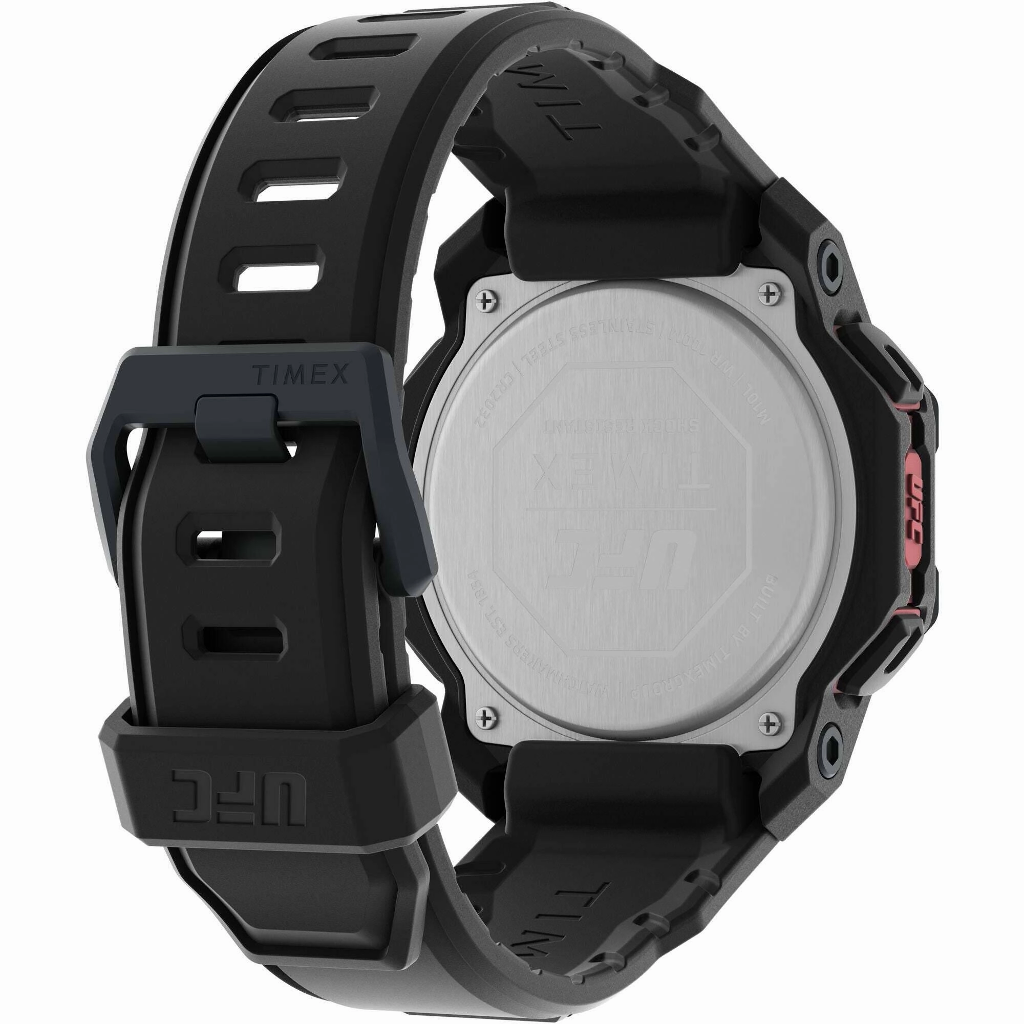 Timex Men's Digital Watch - UFC Strength Black Polyurethane Strap | TW2V88100