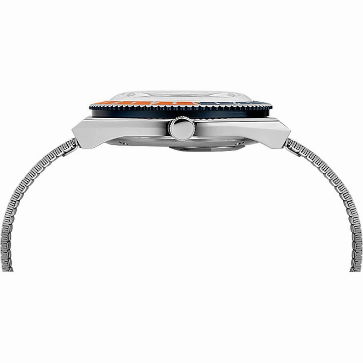Timex Men's Quartz Watch - Q Reissue Bracelet Blue Dial | TW2U61100ZV