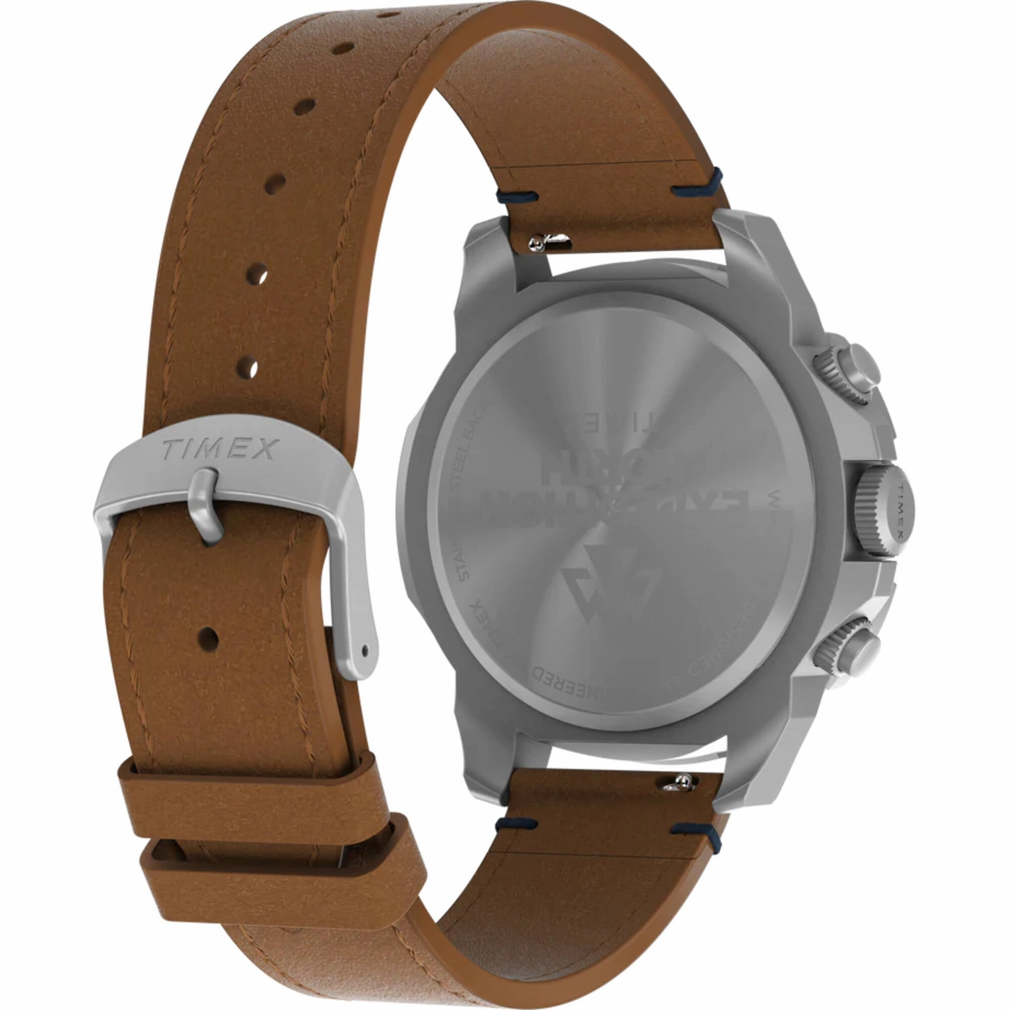 Timex Men's Watch - Expedition North Ridge Chrono Blue Dial Leather Strap | TW2W16300