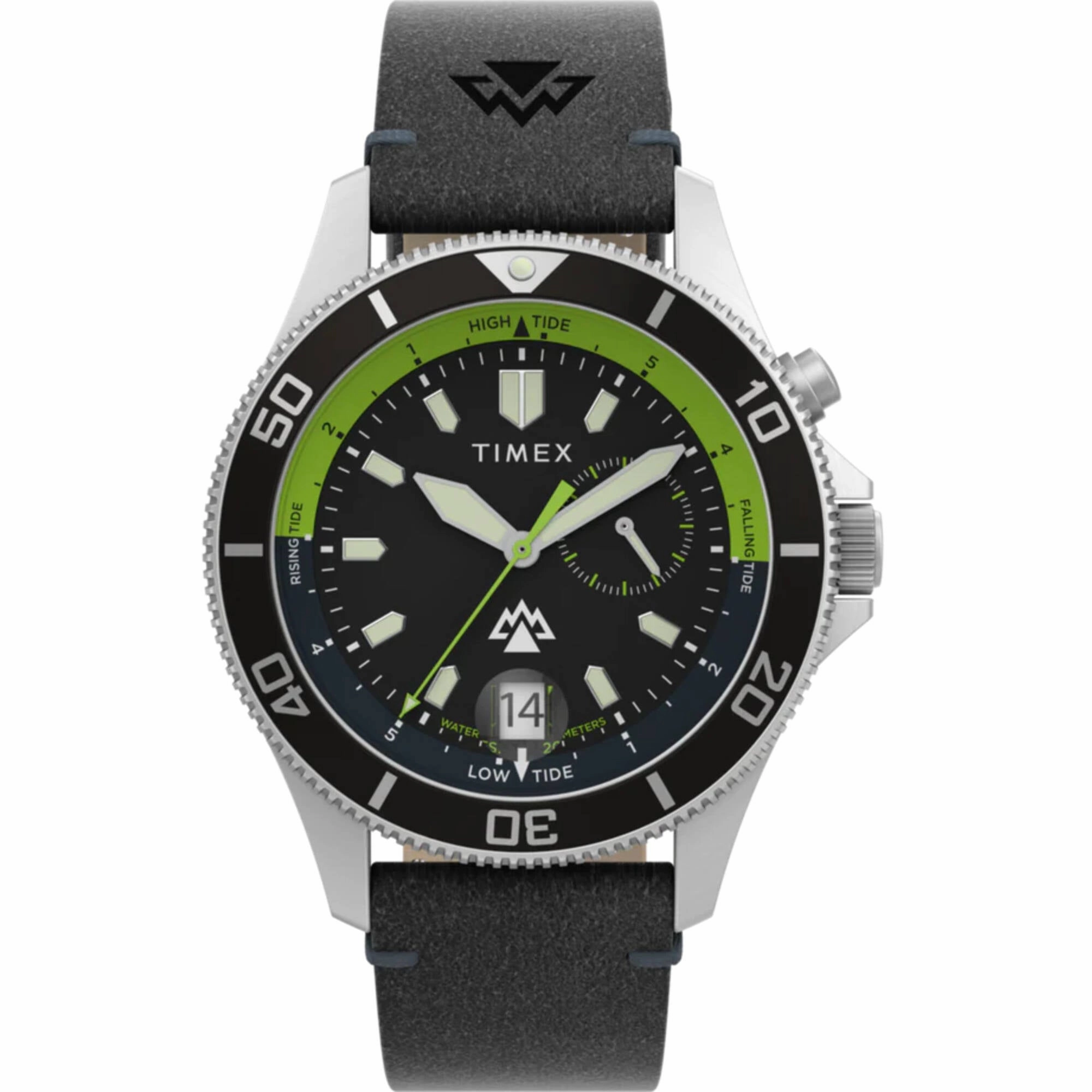 Timex Men's Watch - Expedition North Silver Case Quartz Black Dial Strap | TW2W21900JR
