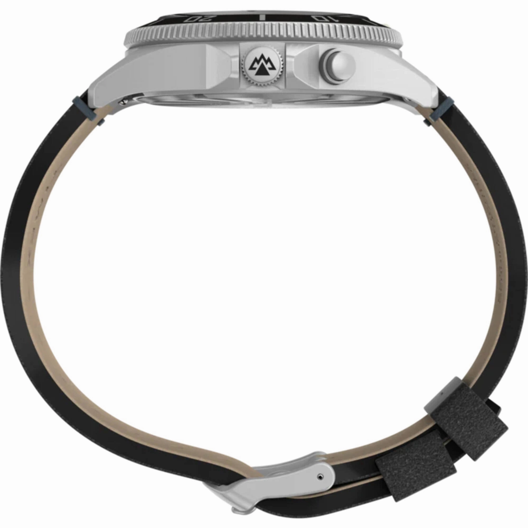 Timex Men's Watch - Expedition North Silver Case Quartz Black Dial Strap | TW2W21900JR