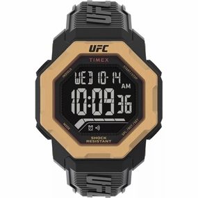 Timex Men's Watch - UFC Knockout Chrono Digital Dial Black Resin Strap | TW2V89000