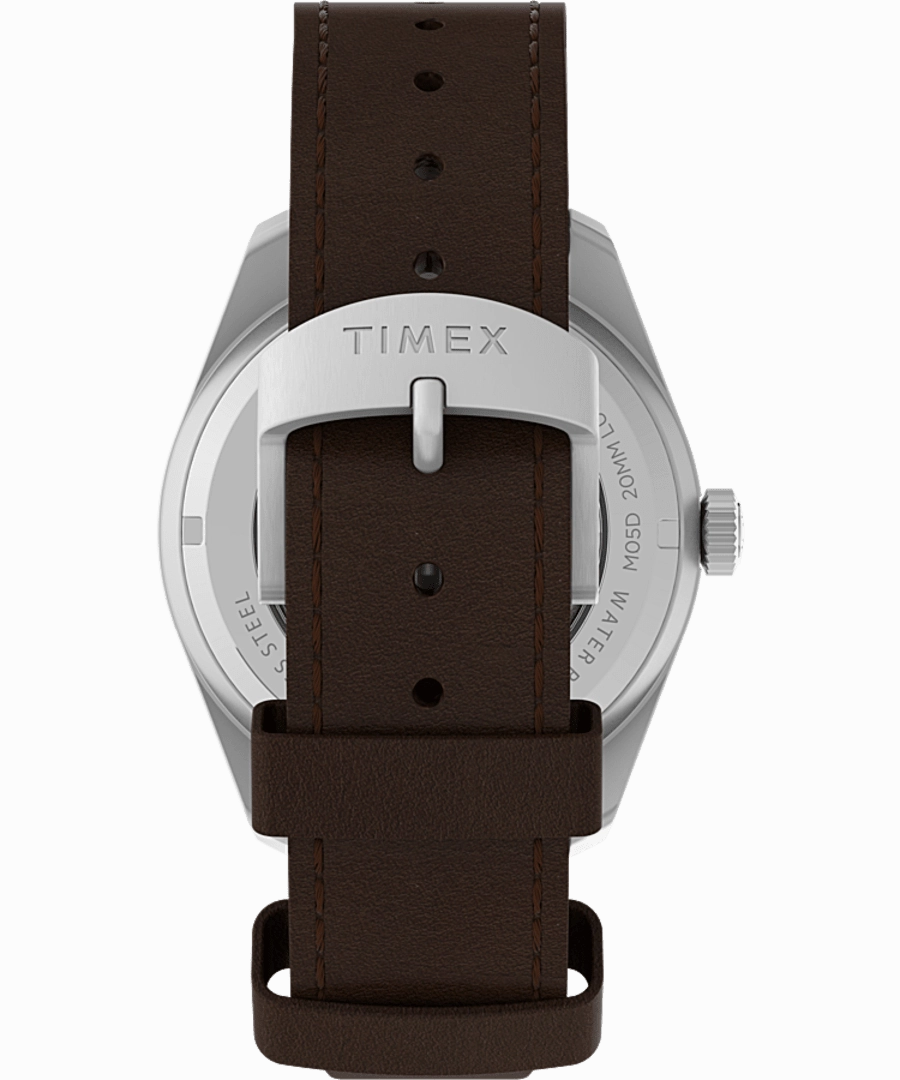 Timex Waterbury Dive Automatic 40mm Leather Strap Watch TW2V24800